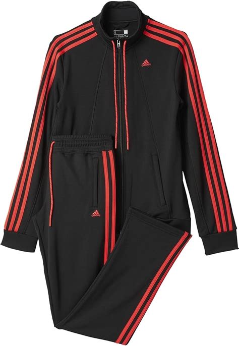 adidas anzug schwarz rot|Rote Trainingsanzüge .